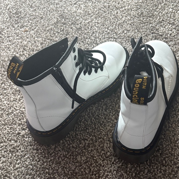 Dr. Martens White Combat Boots - Picture 4 of 4